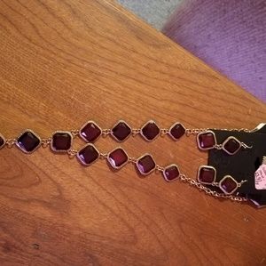 Necklace and earrings